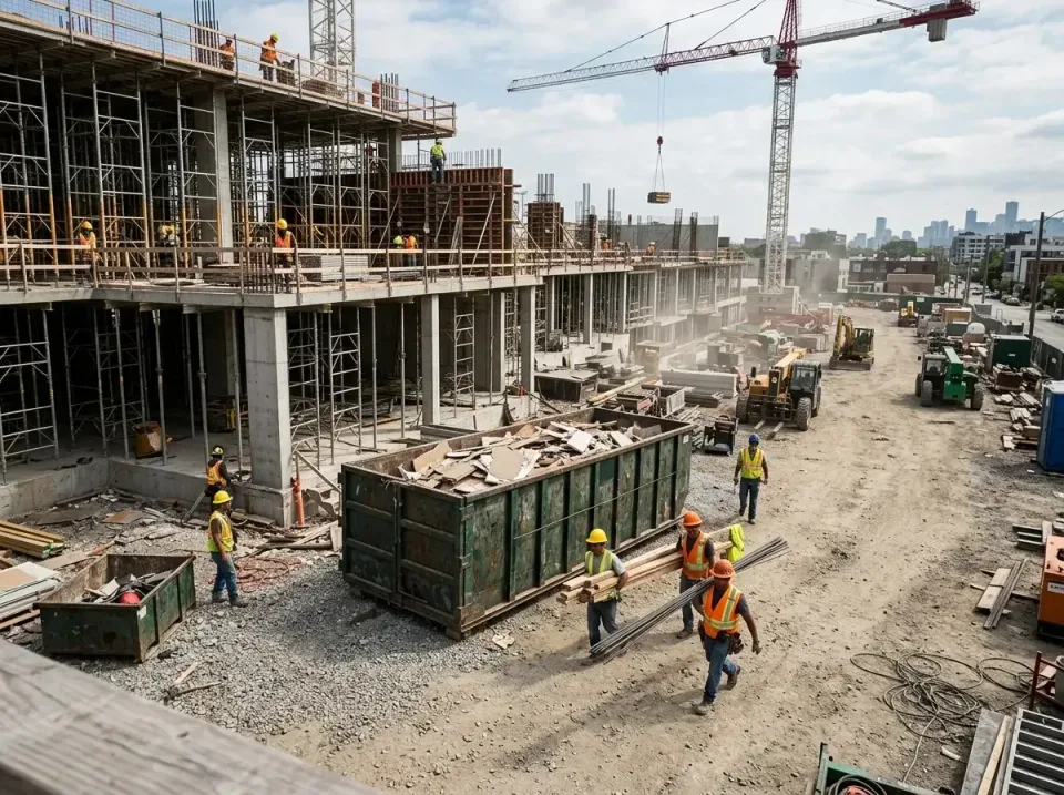 commercial-construction-site-w-002 — frequently asked questions, Low Cost Construction Dumpster Rental in Ithaca, NY